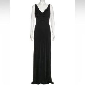 Cowl Neck Formal Dress
